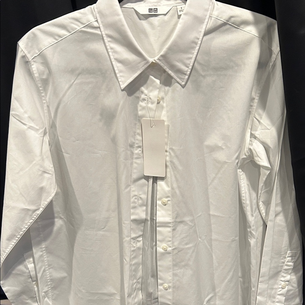 Uniqlo Crisp White Dress Shirt